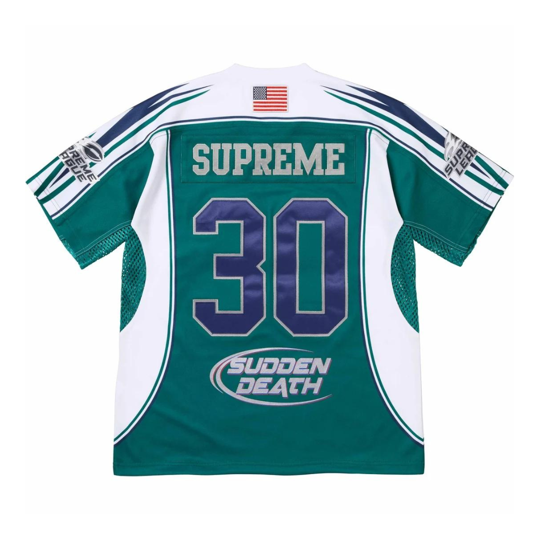 Supreme Sudden Death Football jersey (Teal)