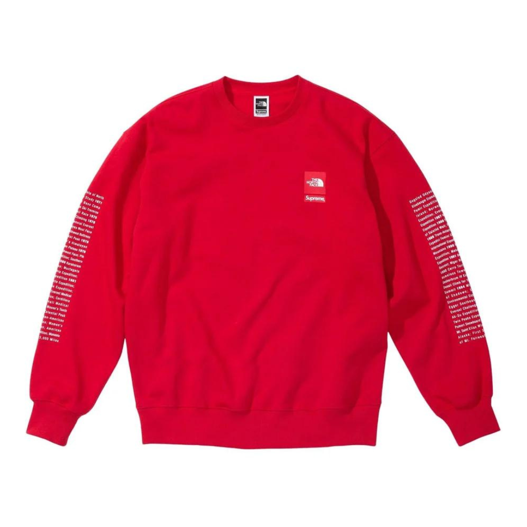 Supreme The North Face Crewneck (SS24)(Red)