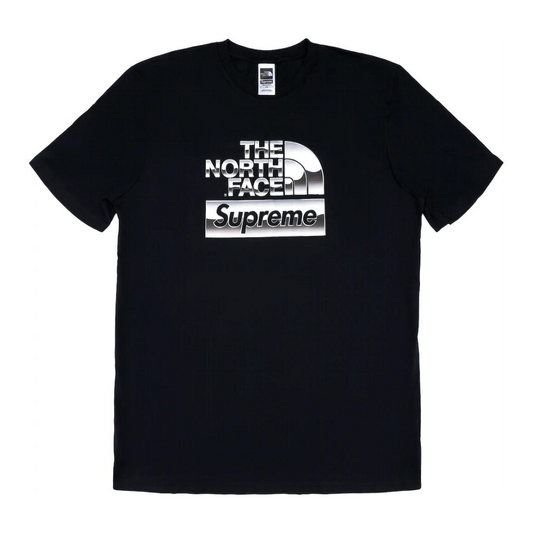 Supreme The North Face Metallic Logo T-shirt (Black)