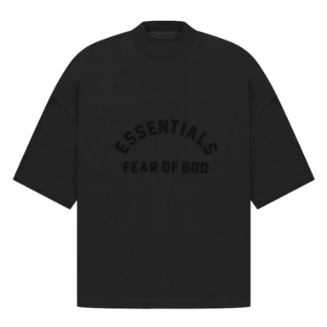 Fear of God Essentials Arch Logo Tee (Jet Black)