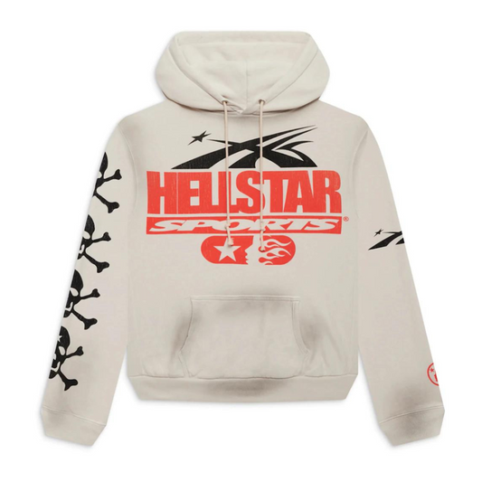 Hellstar If You Dont Like Us Beat Us Hoodie (White)