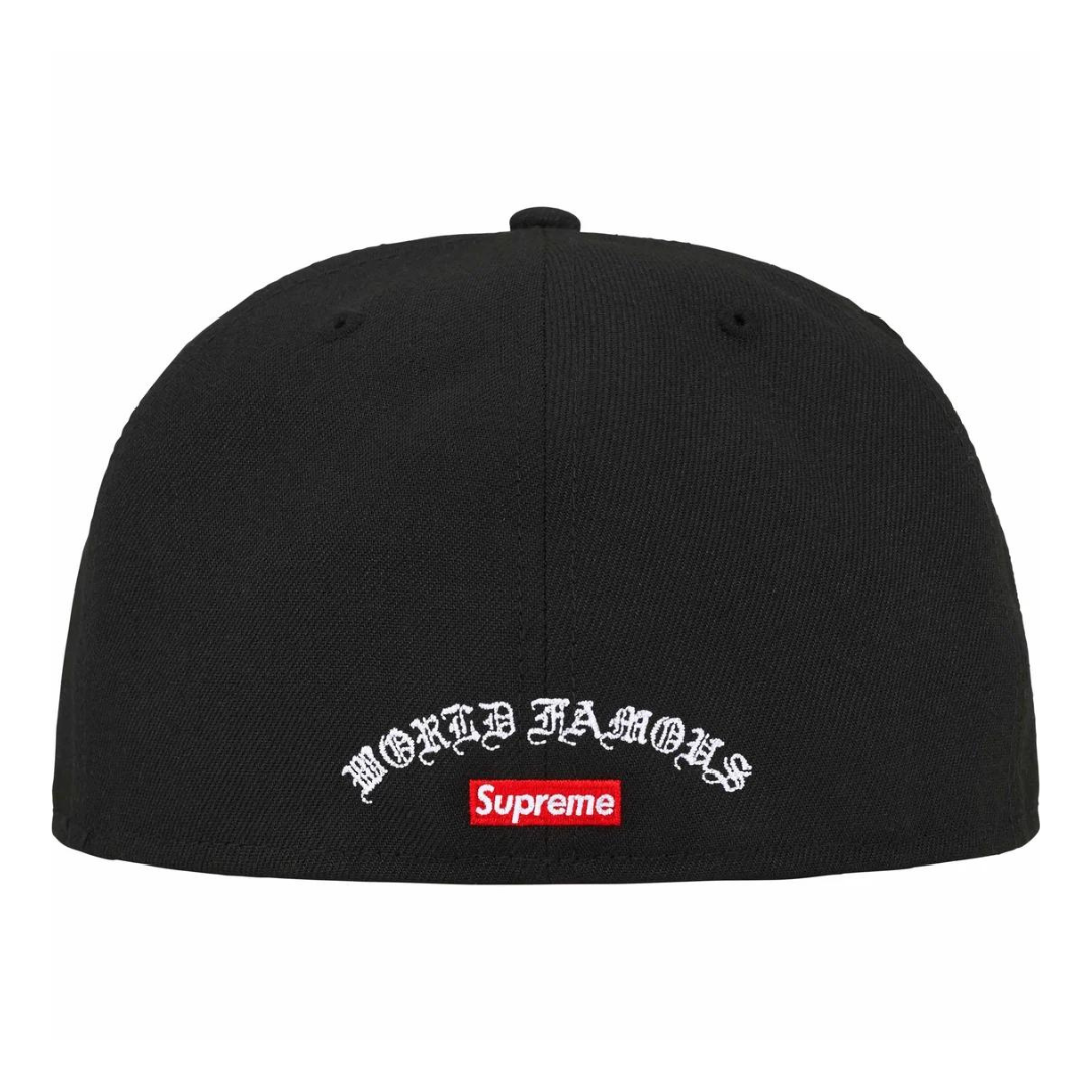 Supreme Gold Cross New Era Fitted Hat (Black)