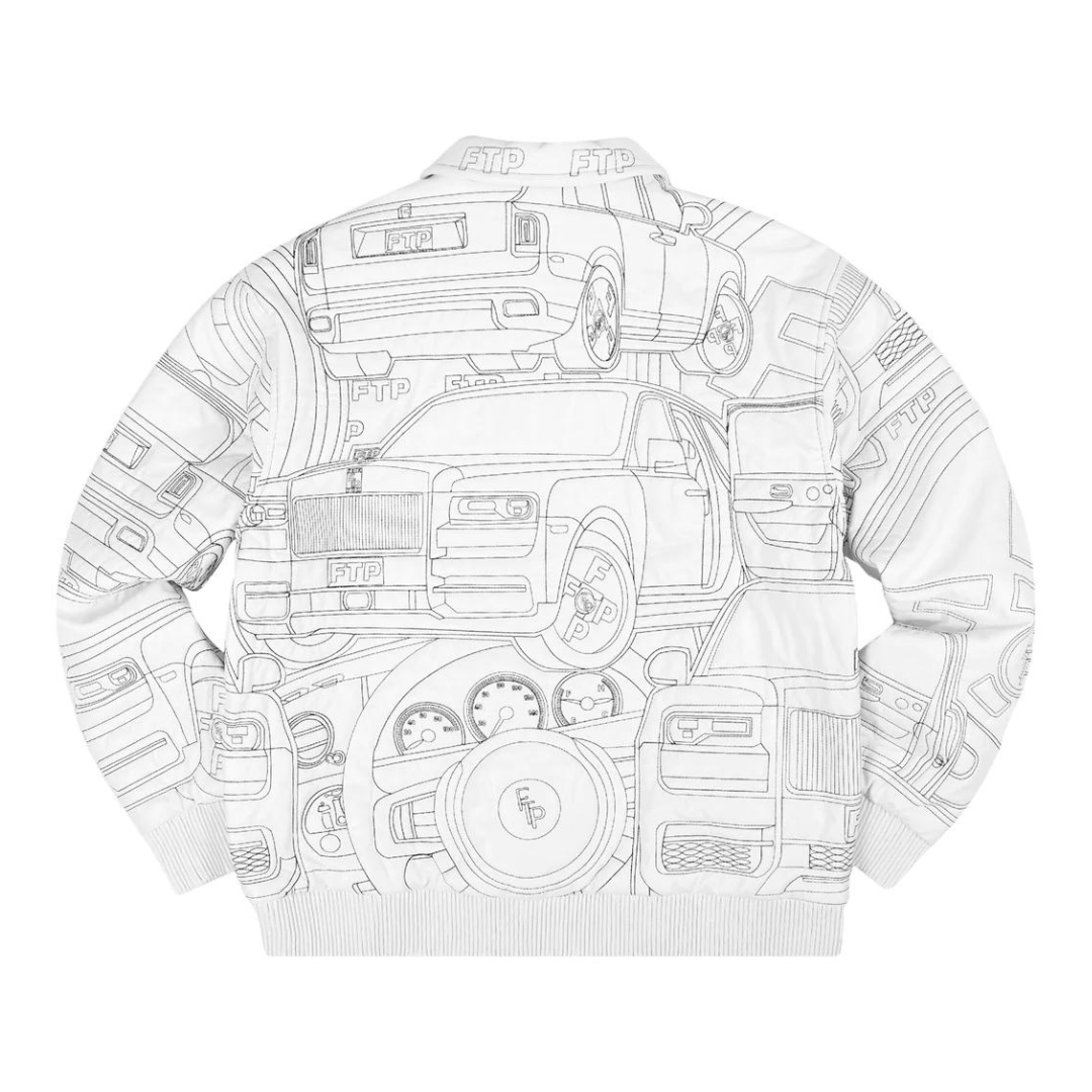 FTP Big Body Leather Jacket (White)