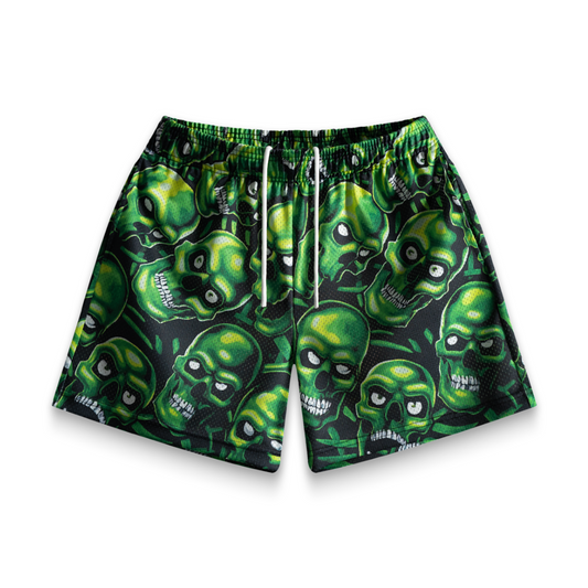 Bravest Studios Skully Shorts (Green)