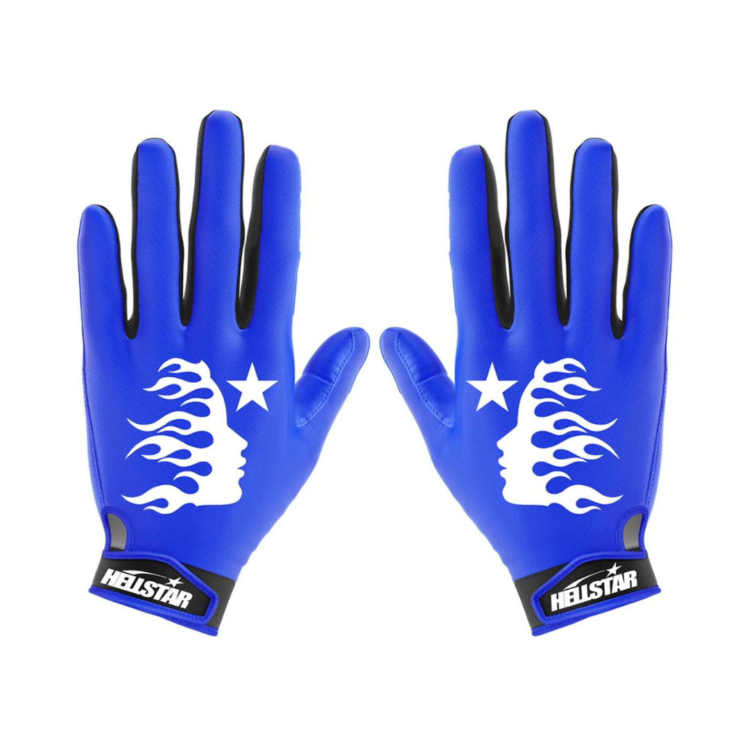 Hellstar Logo Gloves (Blue)