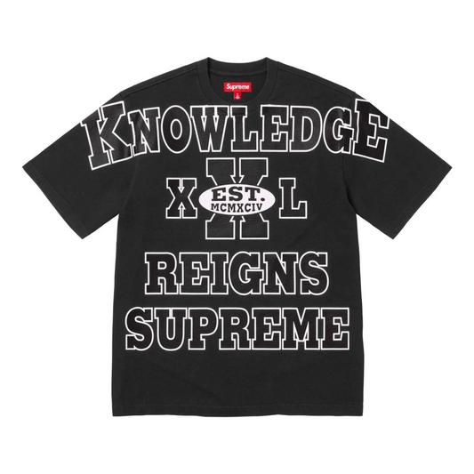 Supreme Overprint Knowledge Top (Black)