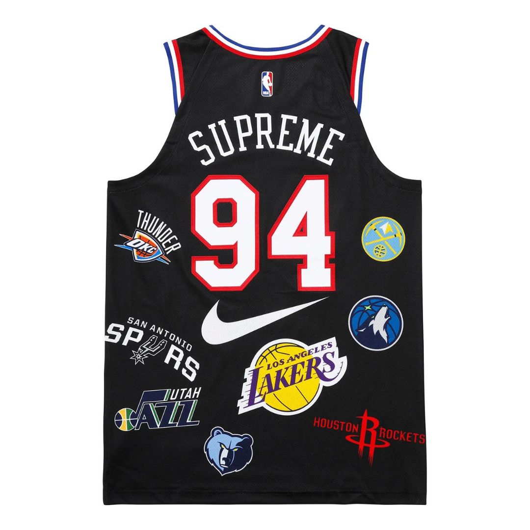 Supreme Nike/NBA Teams Authentic Jersey (Black)