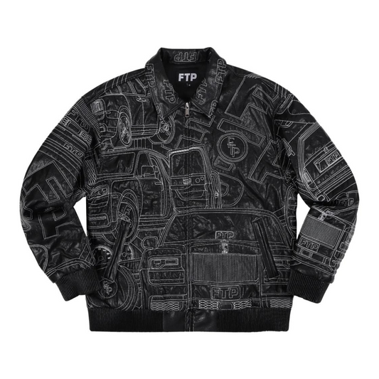 FTP Big Body Leather Jacket (Black)