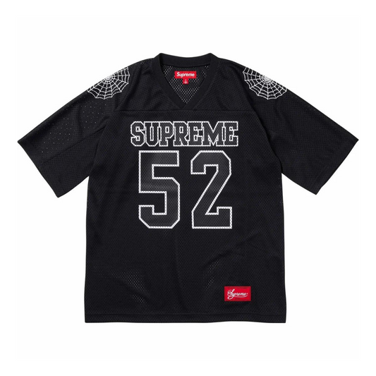 Supreme Spiderweb Football Jersey (Black)