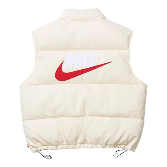 Supreme Nike Denim Puffer Vest (Natural)