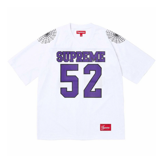 Supreme Spiderweb Football Jersey (White)