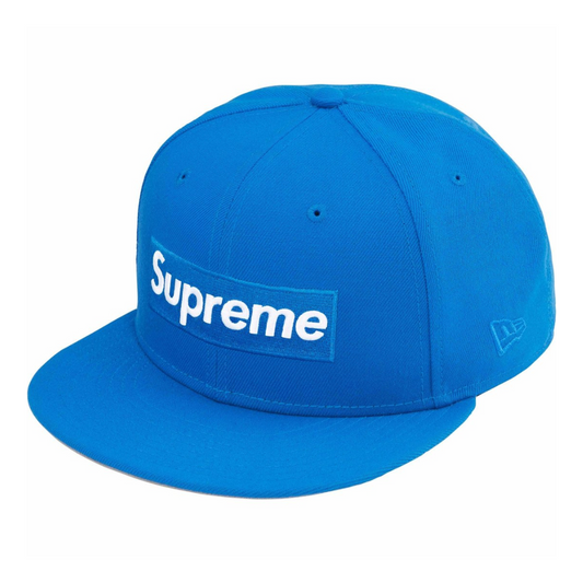 Supreme Sharpie Box Logo New Era Fitted Hat (Blue)