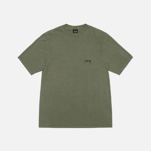 Stussy Smooth Stock Tee Pigment Dyed (Olive)