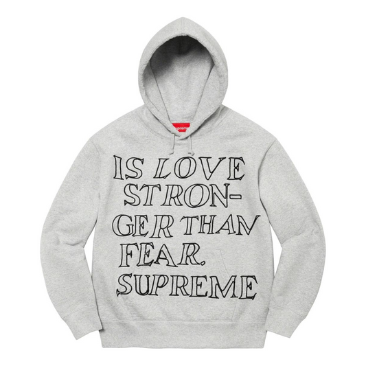 Supreme x CPFM Stronger Than Fear Hoodie (Grey)
