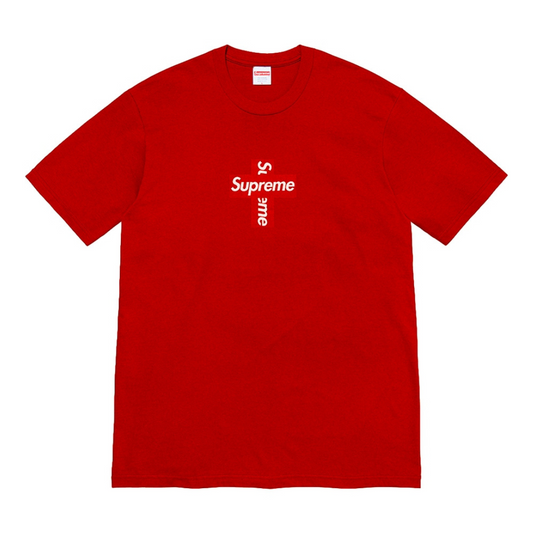 Supreme Cross Box Logo Tee (Red)