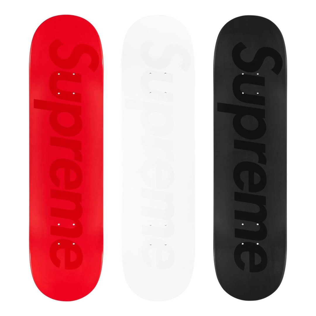 Supreme Tonal Box Logo Skateboard RED-