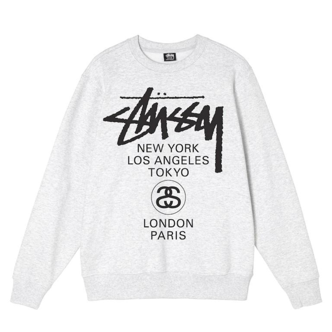 Stussy World Tour high quality Crewneck