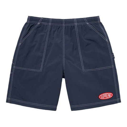 Supreme Nylon Painter Shorts (Navy)