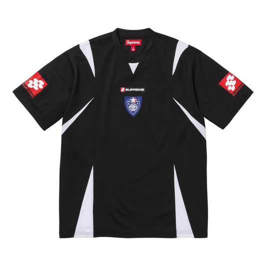 Supreme Crest Soccer Jersey (Black)