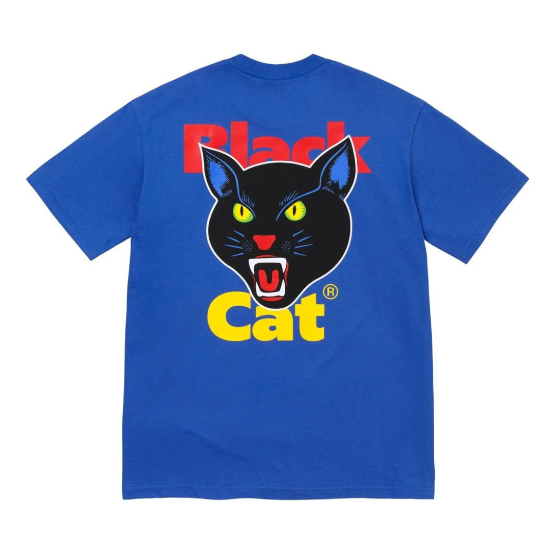 Supreme Black Cat Tee (SS24)(Royal)