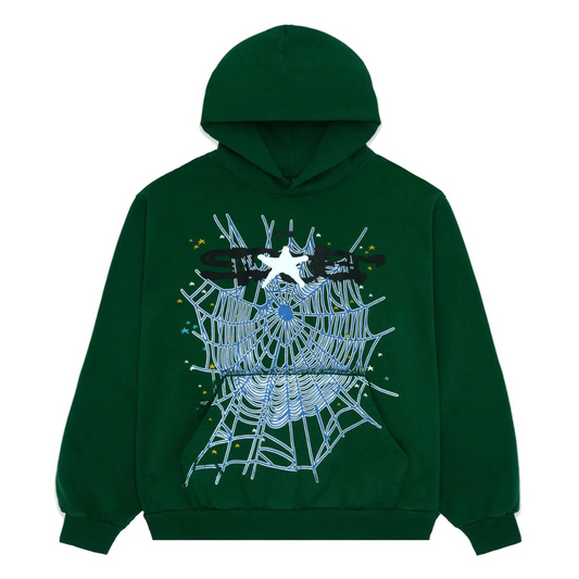 Sp5der Web Hoodie 'Sky Blue