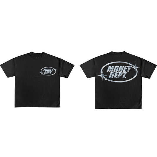 Money Dept Chrome Logo Tee (Black)