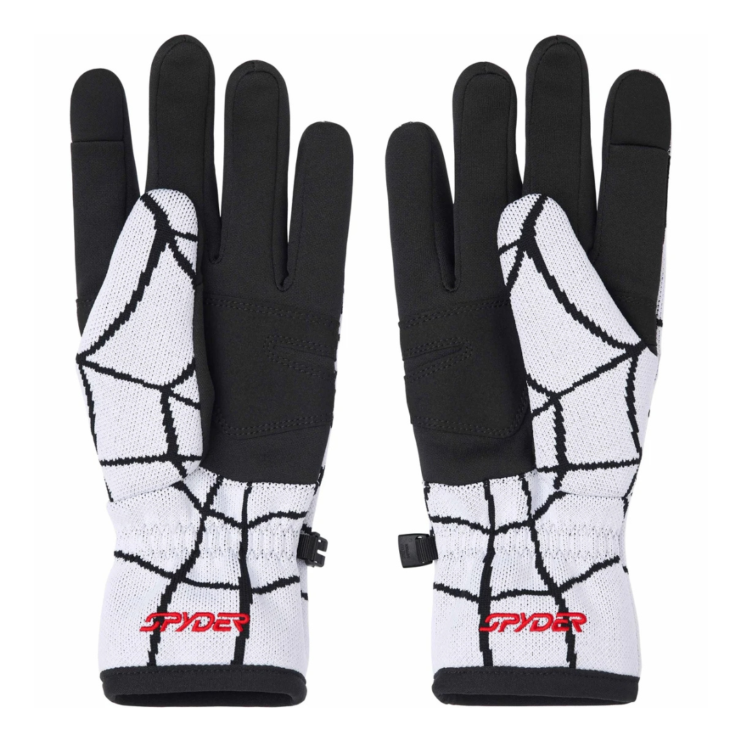 Supreme Spyder Gloves (White)