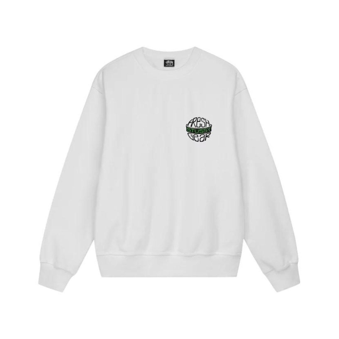 Stussy Fresh Gear Crewneck (White)