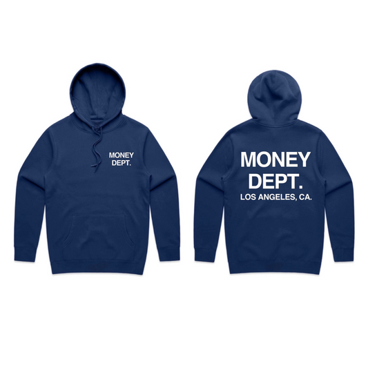 Money Dept Hoodie (Navy/White)