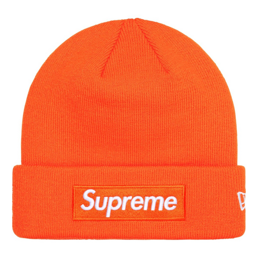 Supreme New Era Box Logo Beanie (FW24)(Orange)