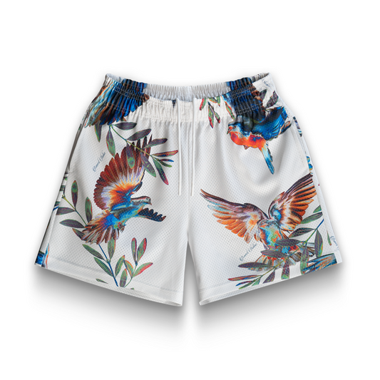 Bravest Studios Birds of Paradise Shorts (White)