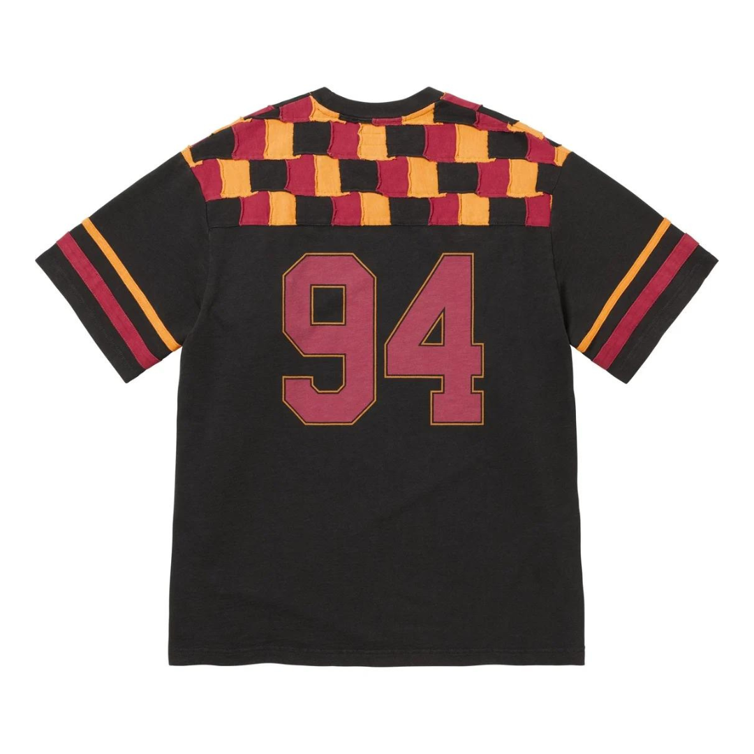 Supreme Patchwork Yoke Football Top (Black)