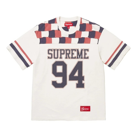 Supreme Patchwork Yoke Football Top (Stone)