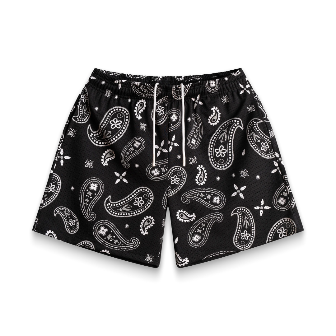 Bravest Studios Paisley V3 Shorts (Black)