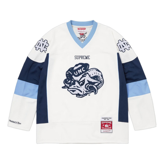 Supreme Mitchell & Ness NCAA Hockey Jersey (UNC White)