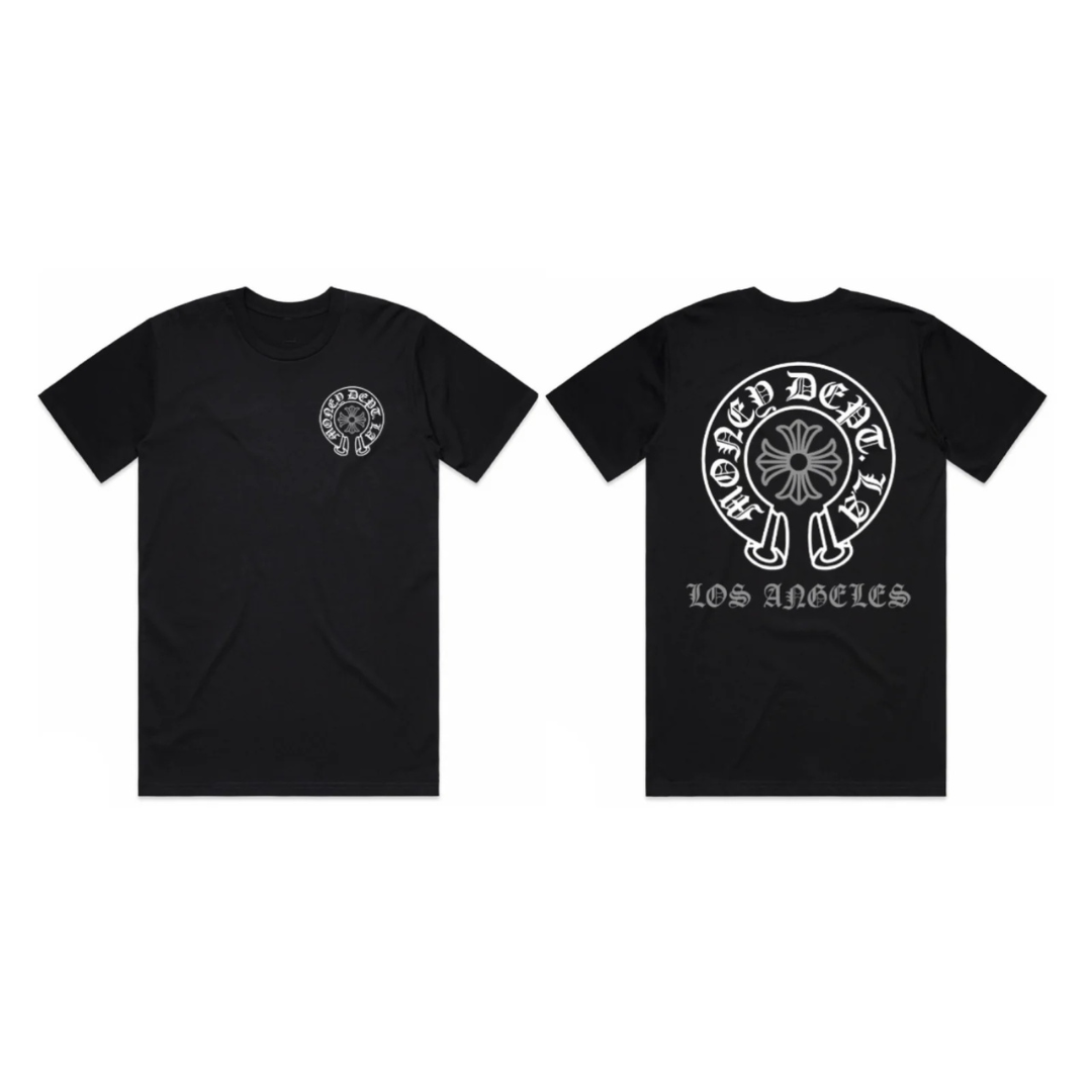 Money Dept Old English Puff Tee (Black/White)