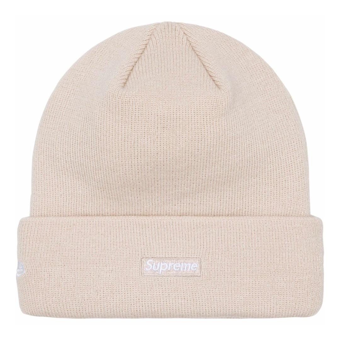 Supreme New Era Script Beanie (Stone)