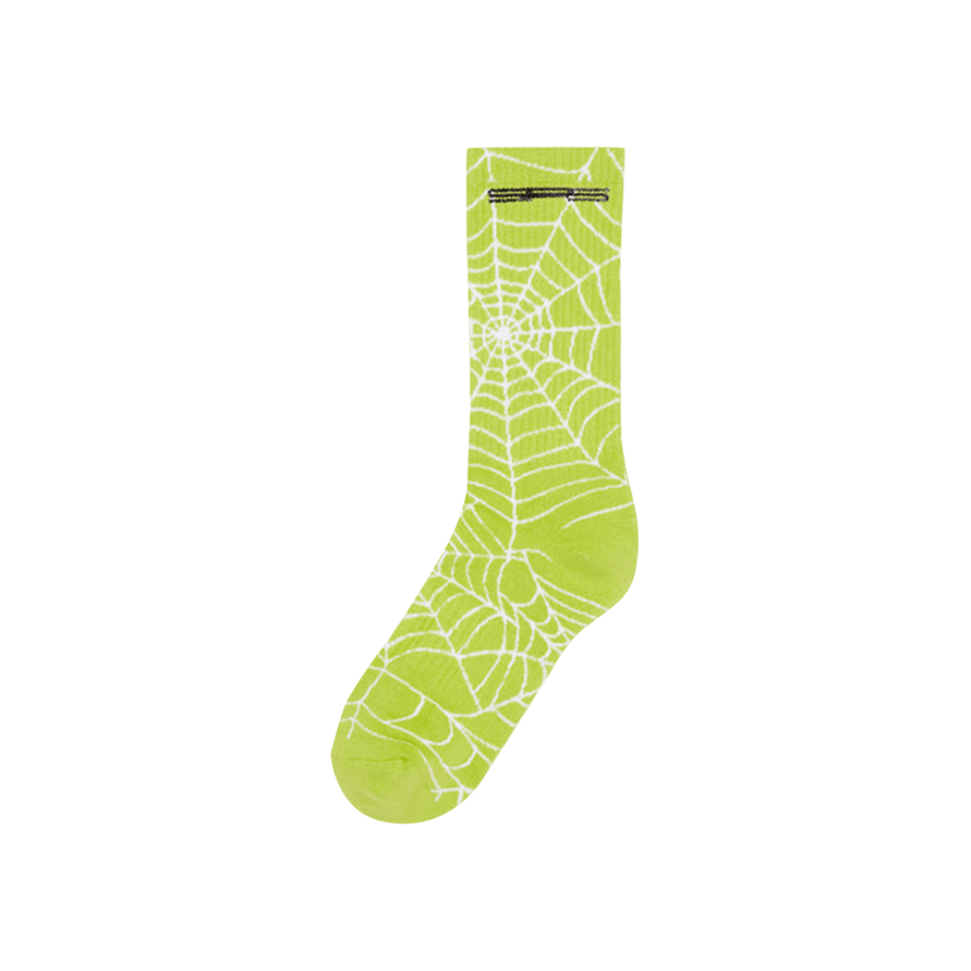 Sp5der All Over Print Socks (Green)