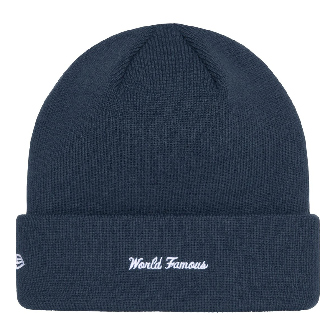 Supreme New Era Box Logo Beanie (FW24) (Navy)