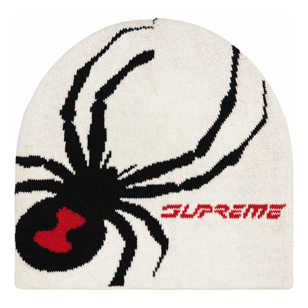 Supreme Spyder Beanie (White)