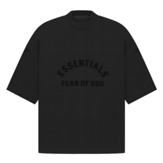 Fear of God Essentials Arch Logo Tee (Jet Black)