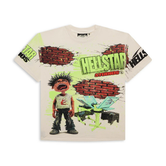 Hellstar Brick Wall Tee (White)