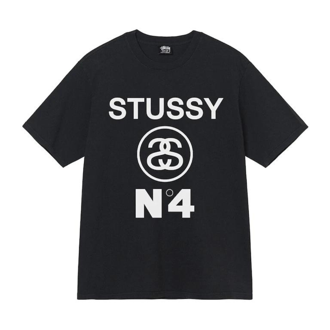 Stussy NO.4 Dyed Tee (Black)
