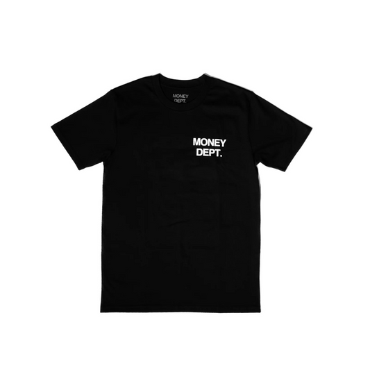 Money Dept Puff Print Tee (Black/White)