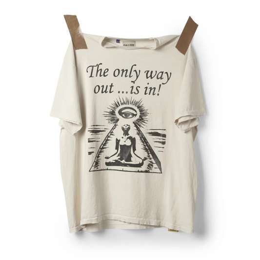 Gallery Dept. Only Way Out Tee (Archival White)