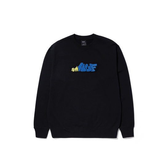 HUF Dog Sense Crewneck (Black)