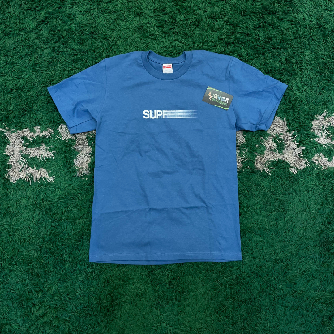 Supreme Motion Logo Tee (SS23) (Faded Blue)