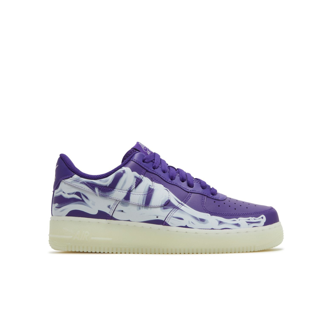 Nike Air Force 1 Low '07 QS Purple Skeleton Halloween (2021)