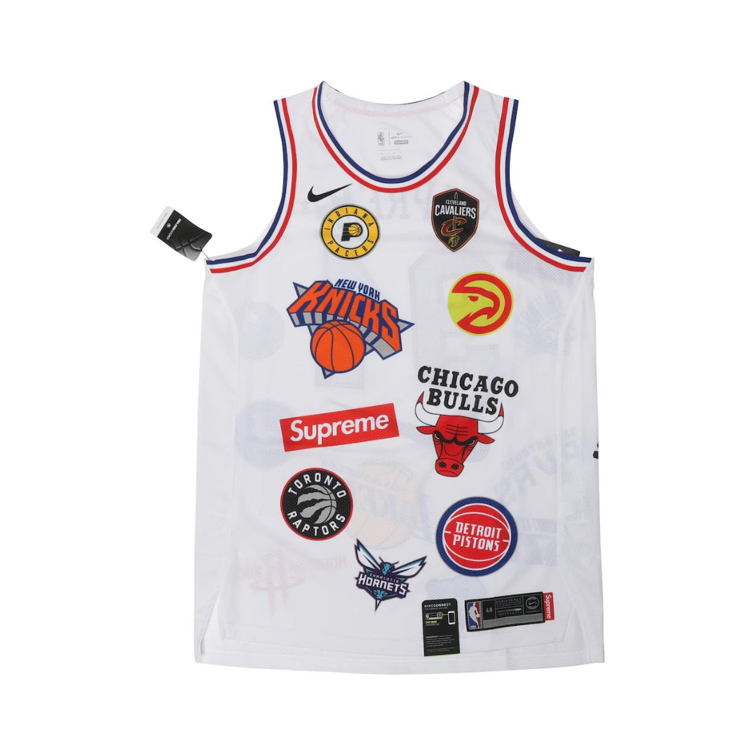 Supreme Nike/NBA Teams Authentic Jersey (White)