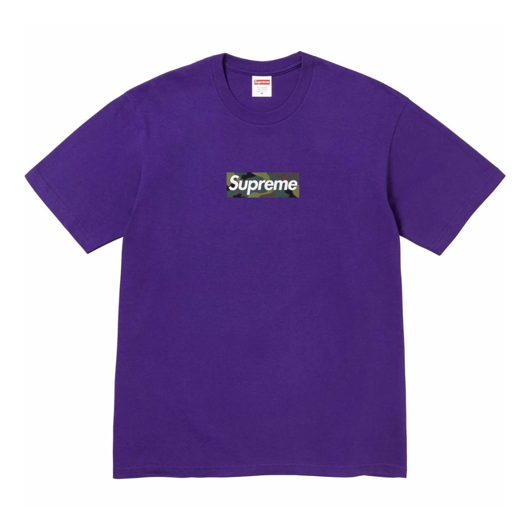 Supreme Box Logo Tee (FW23) (Purple)